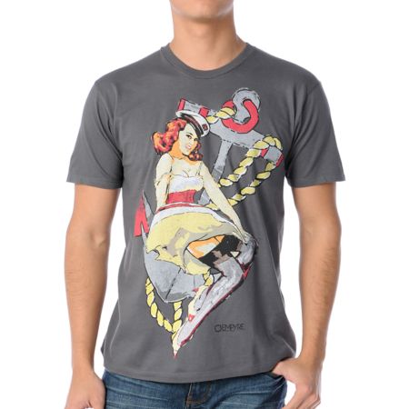Empyre Shore Leave Charcoal Tee Shirt 