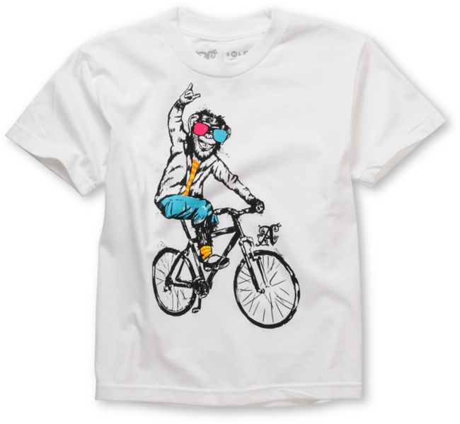 A-Lab Freestylin Boys White Tee Shirt