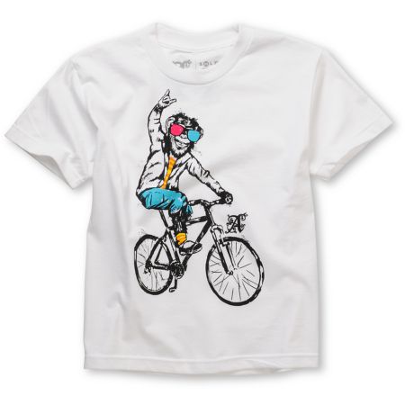 A-Lab Freestylin Boys White Tee Shirt