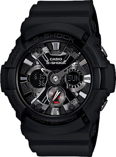 G-Shock GA201-1A X-Large Black Chronograph Watch