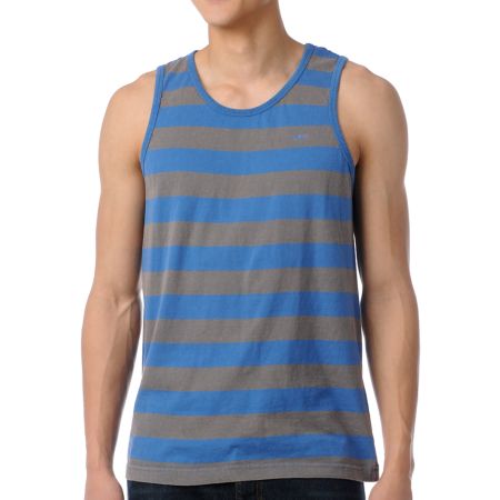 RVCA Medic Blue Stripe Tank Top