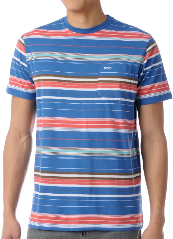 RVCA Benny Striped Tee Shirt