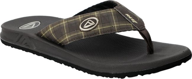 Reef Phantom Brown Plaid Sandals
