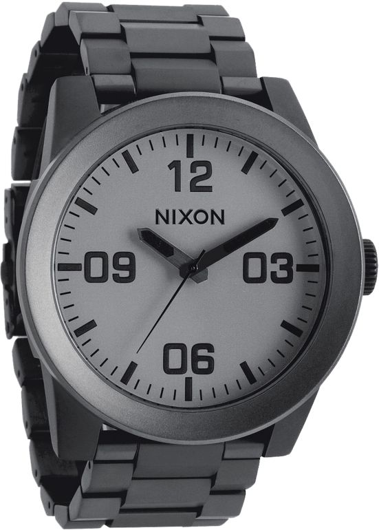 Nixon Corporal SS Matte Black & Matte Gunmetal Watch