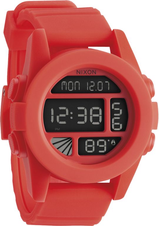 Nixon The Unit Neon Orange Digital Watch