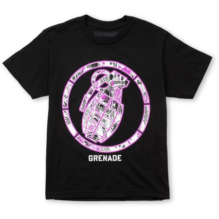 Grenade Mish Mosh Boys Black Tee Shirt