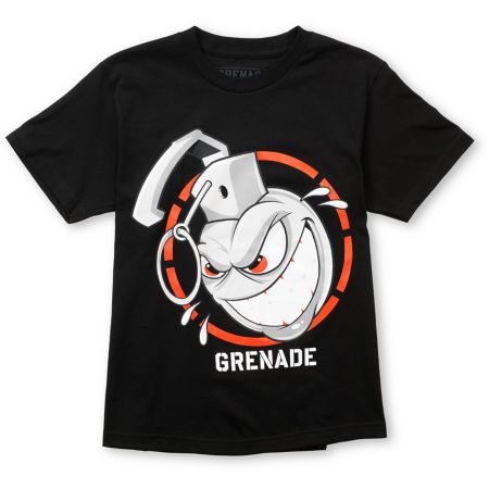 Grenade Boomer Boys Black Tee Shirt