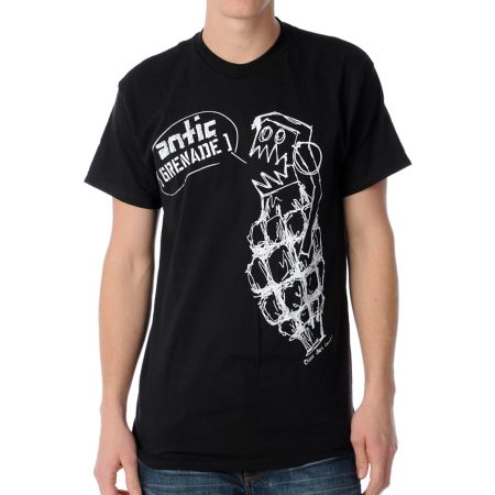 Grenade x Antic Monster Black Tee Shirt