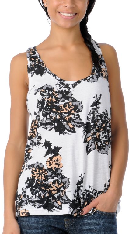 Volcom Girls V.Co-Logical White Tank Top
