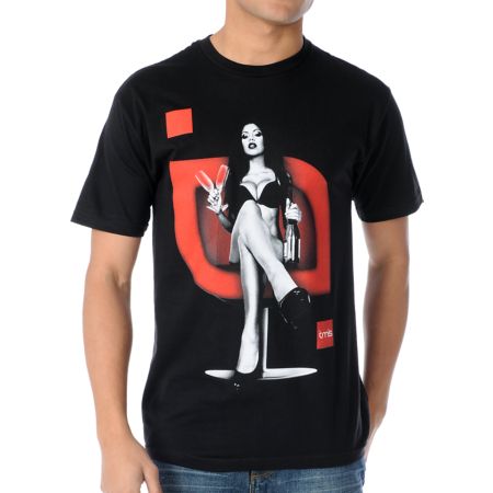 TMLS Nightcap Black & Red Tee Shirt