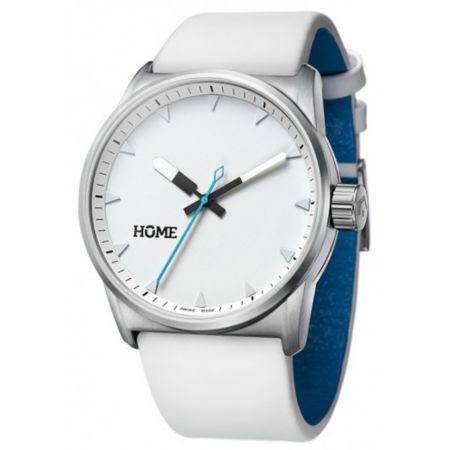 Home C-Class Arctic White & Cyan Swiss Analog Watch