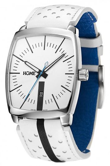 Home G-Class White & Cyan Analog Watch
