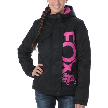 Fox Girls Reflex Black & Pink Jacket