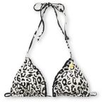 Volcom Girls Night Tropics Cheetah Triangle Bikini Top