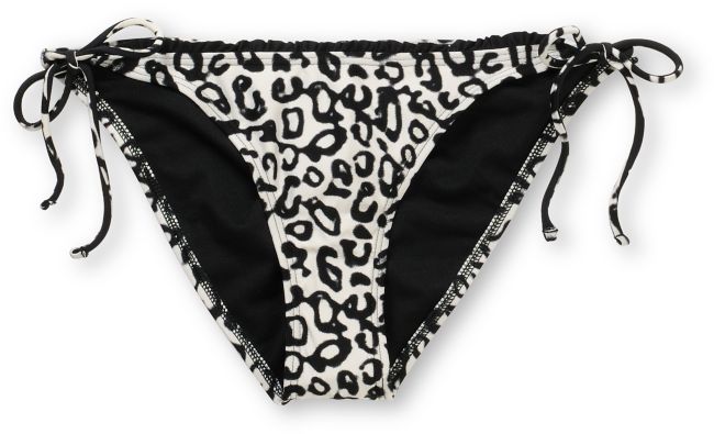 Volcom Girls Night Tropics Cheetah Tie Side Bikini Bottom