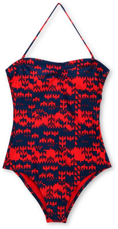 Volcom Flip the Bird Bandeau One Piece Swimsuit