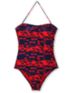 Volcom Flip the Bird Bandeau One Piece Swimsuit