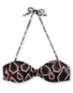 Volcom Girls Simply Stoned Red Bandeau Bikini Top