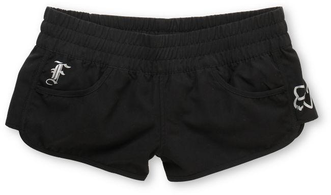 Fox Infinity Girls Black Board Shorts