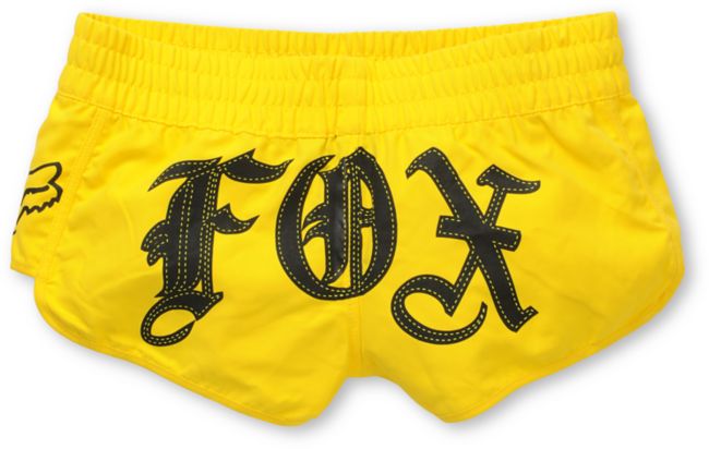Fox Infinity Girls Yellow Board Shorts