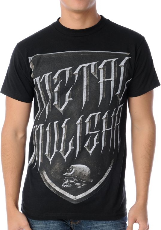 Metal Mulisha Guys Rock Black Tee Shirt