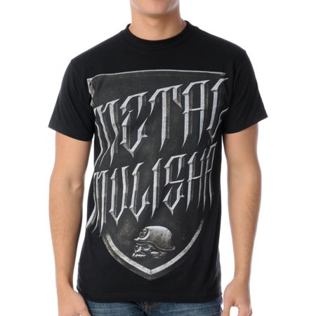 Metal Mulisha Guys Rock Black Tee Shirt