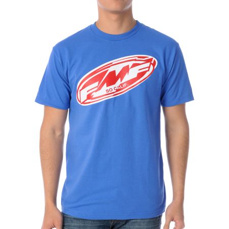 FMF Splits Blue Tee Shirt