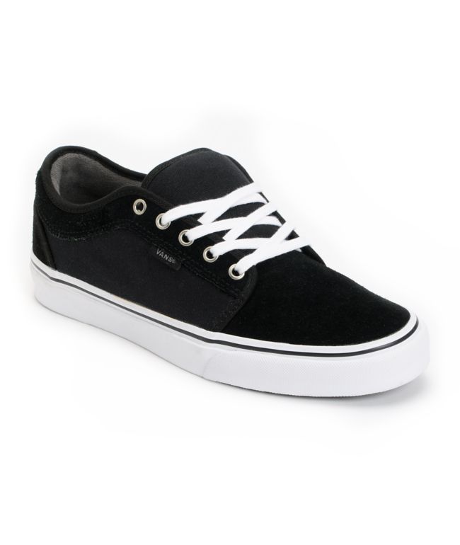 Vans Chukka Low Black, Pewter & White Skate Shoe