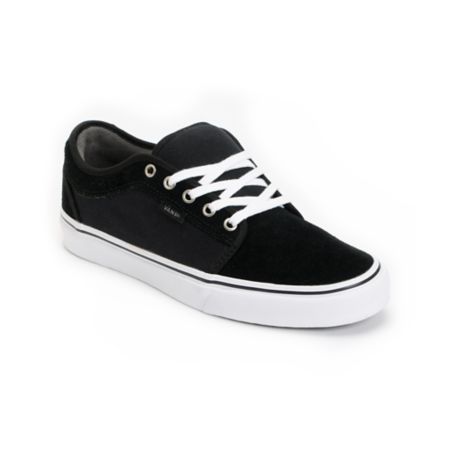 Vans Chukka Low Black, Pewter & White Skate Shoe