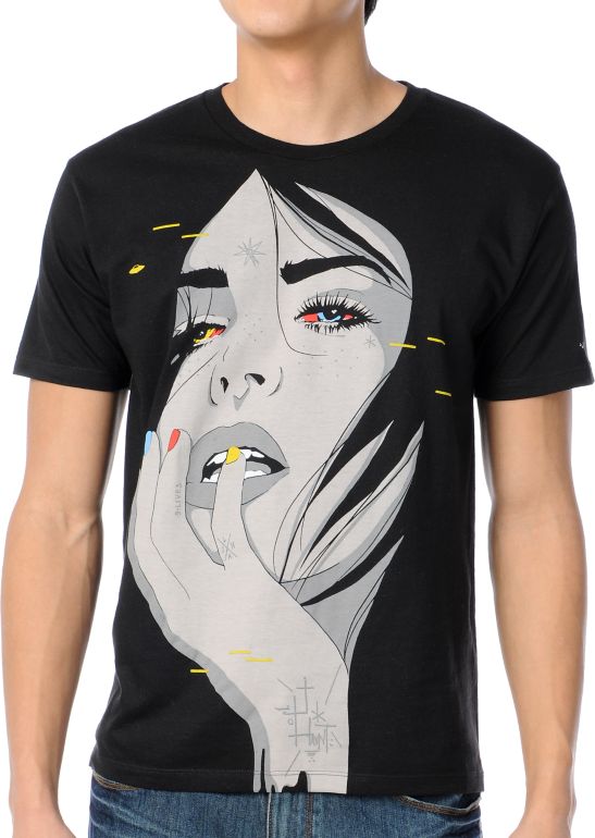 James Haunt Imaginary Black Tee Shirt