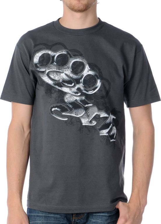 SRH Brass Knuckle Charcoal Tee Shirt