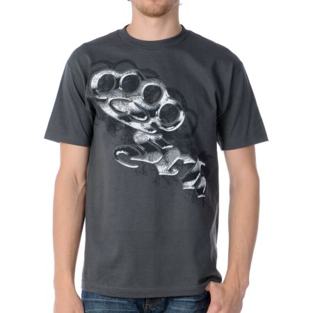 SRH Brass Knuckle Charcoal Tee Shirt