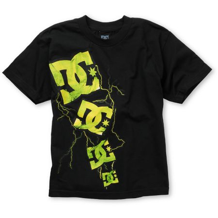 DC Boys Wowzers Black Tee Shirt