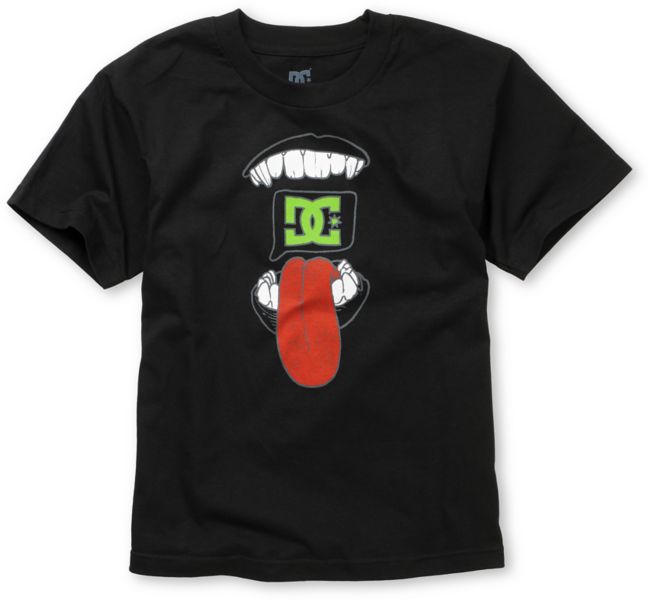 DC Boys Shouter Black Tee Shirt