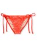 Billabong Girls x Bob Marley Onelove Red Crochet Bikini Bottom