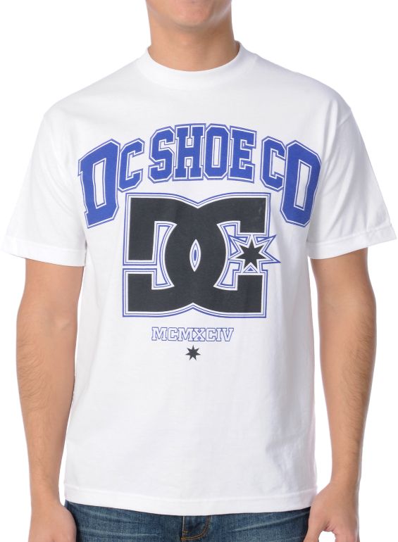 DC Educated White Tee Shirt