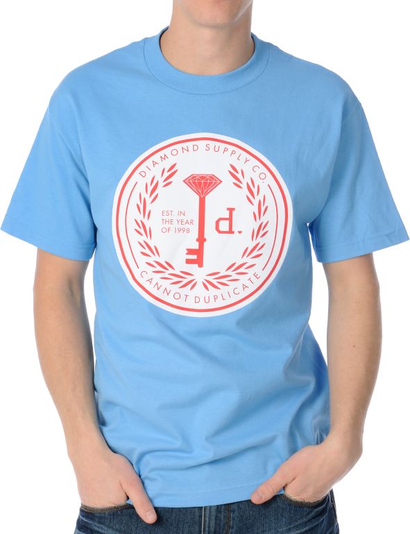 Diamond Supply Co. Cannot Duplicate Sky Blue Tee Shirt