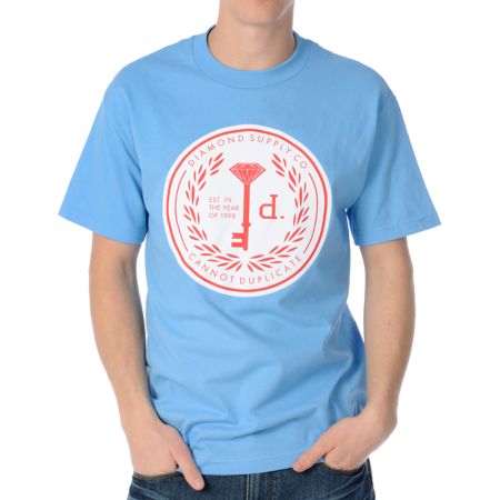 Diamond Supply Co. Cannot Duplicate Sky Blue Tee Shirt