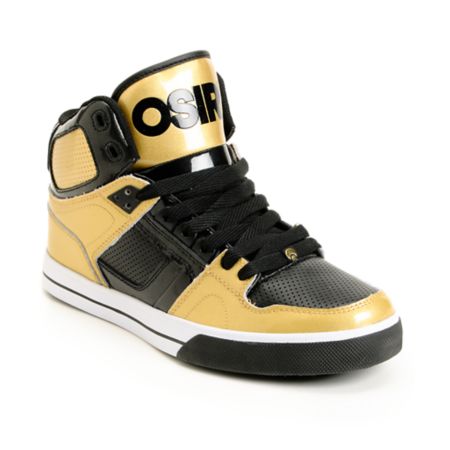 Osiris NYC 83 VLC Gold & Black Shoe