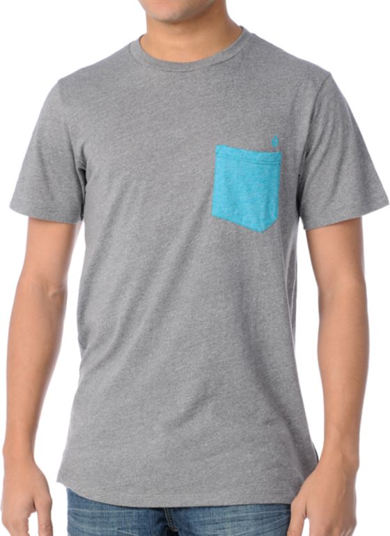 Volcom Calhoun Tri Blend Pocket Tee Shirt
