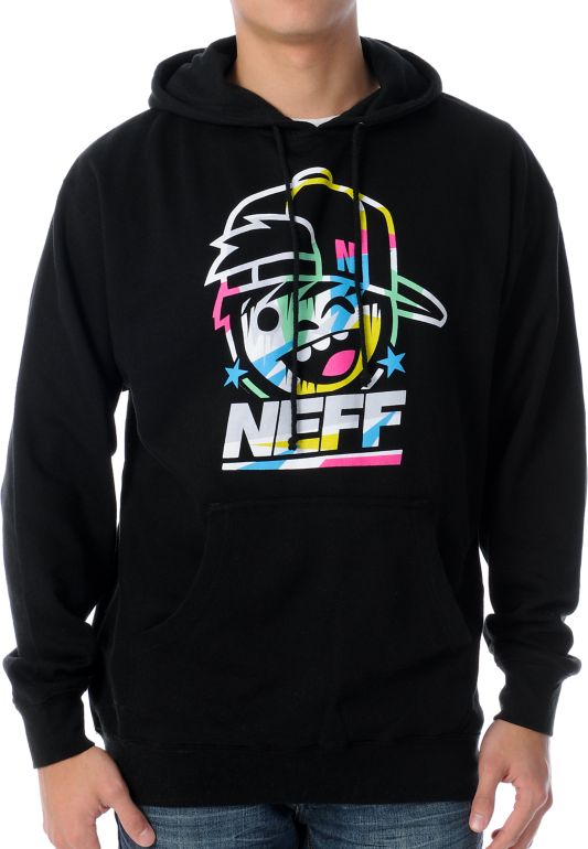 Neff Kenni Drip Black Pullover Hoodie