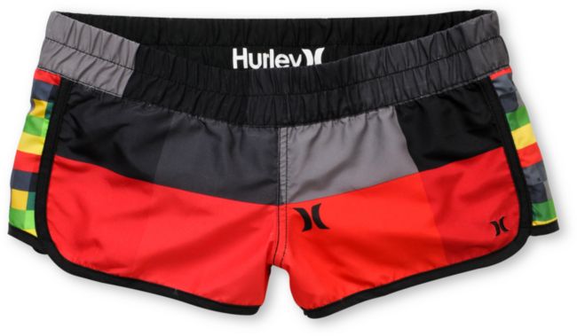 Hurley Girls Rasta Supersuede Board Shorts
