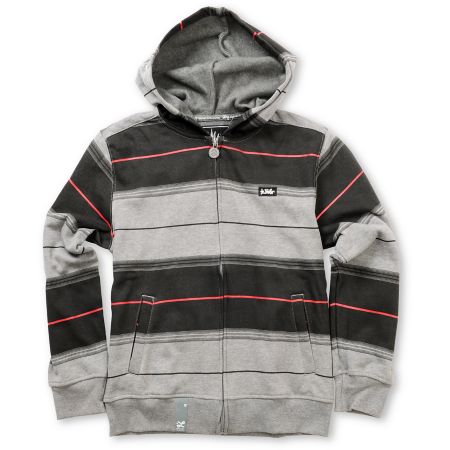 LRG Chavez Boys Grey Striped Hoodie