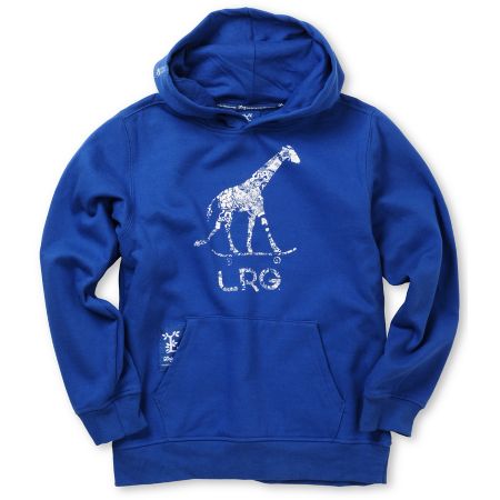 LRG Boys Giraffe Popover Blue Pullover Hoodie