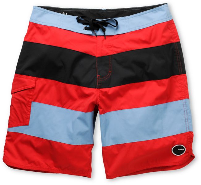 Analog Uno 19" Striped Board Shorts