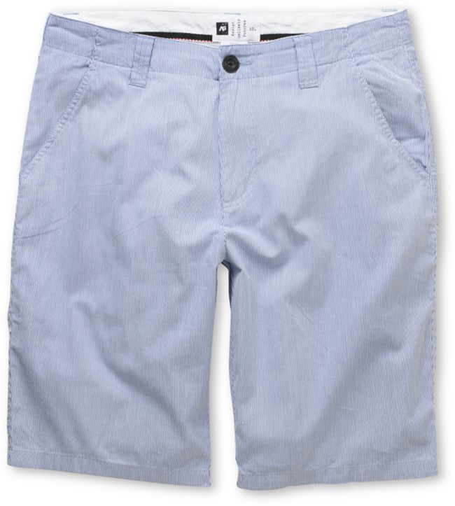 Analog Strands Blue Striped Chino Shorts
