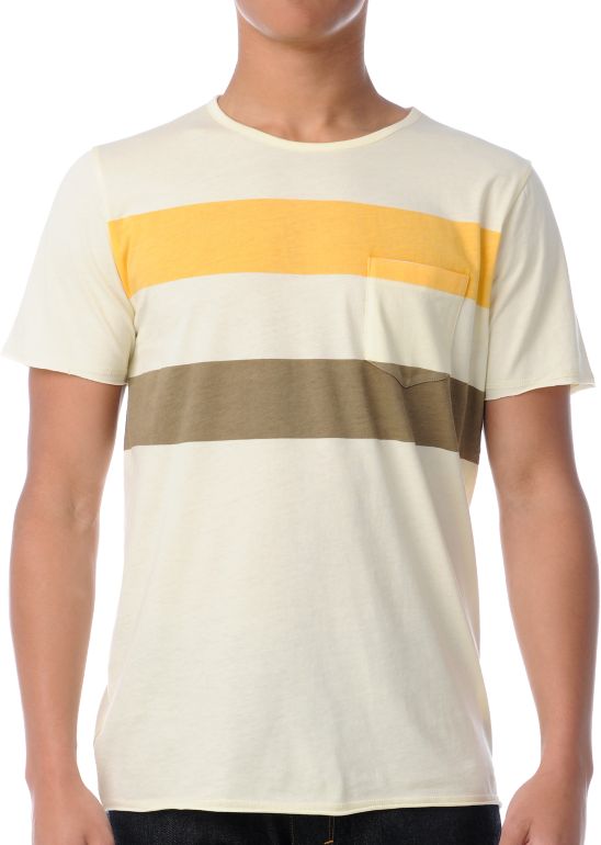 Analog Zuma Vellum Yellow Tee Shirt