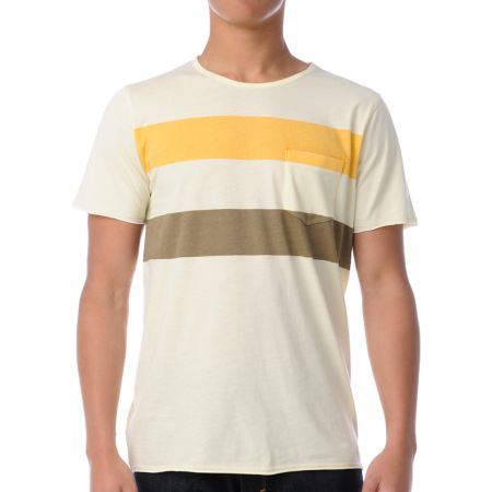 Analog Zuma Vellum Yellow Tee Shirt