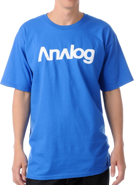 Analog Analogo Royal Blue Tee Shirt