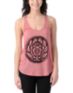 Obey Girls Flower Power Red Racerback Tank Top